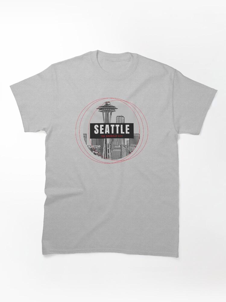 Cities Skylines Seattle The Emerald City Shirt Classic T-Shirt