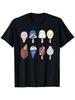 Characters As Nostalgic Ice Cream T-Shirt