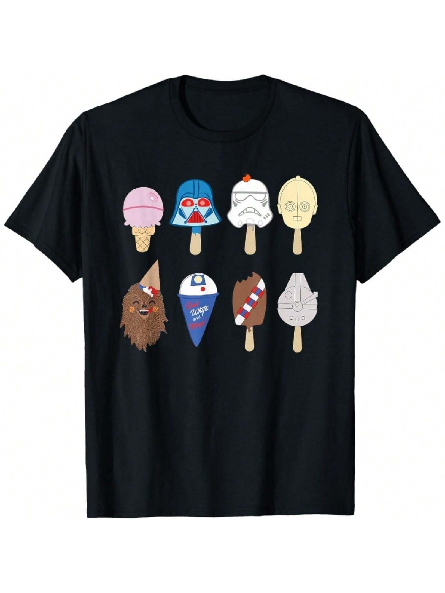Characters As Nostalgic Ice Cream T-Shirt S разноцветный