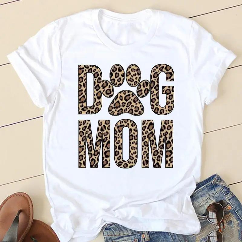 Sweet Love Pug Streetwear White Fashion Women T-Shirts Harajuku Kawaii Clothes Short Sleeve Summer Tee Casual Female Tops O-Neck