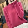 Women's Cashmere Sweater Qinghe Cashmere 30% Cashmere 70% Wool Autumn and Winter Cashmere Pullover Soft and Warm