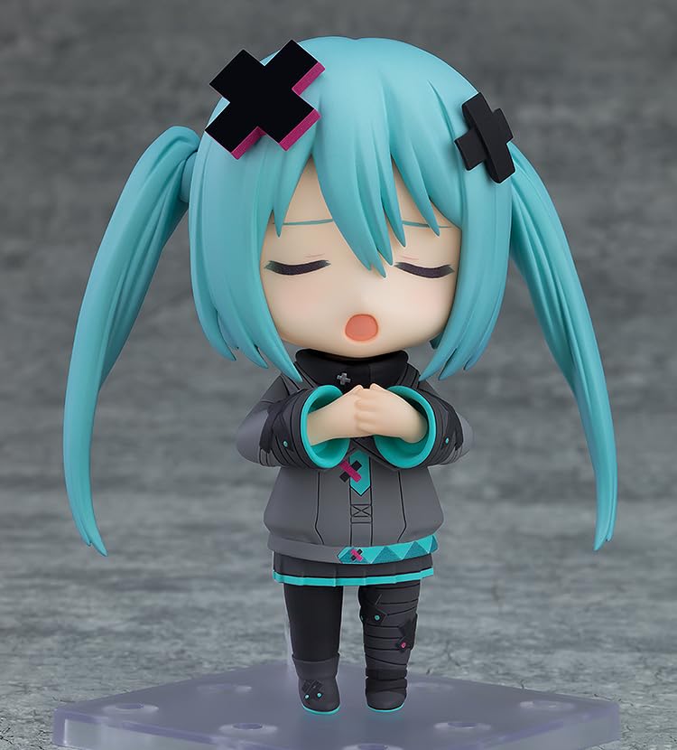 GOOD SMILE COMPANY Nendoroid Hatsune Miku from Project The Broken World and Miku Who Sing of Closed Windows plastic painted action figure SEKAI Can't