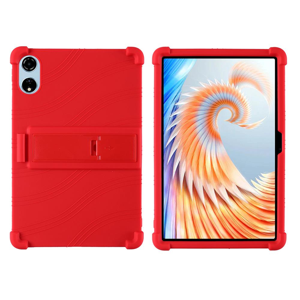 

Adjustable Kickstand Case For Blackview Mega 3 2025 12.1 inch Soft Silicone Tablet Cover Kids Safe Shockproof Protective Shell Mega 3 2025-12.1inch красный