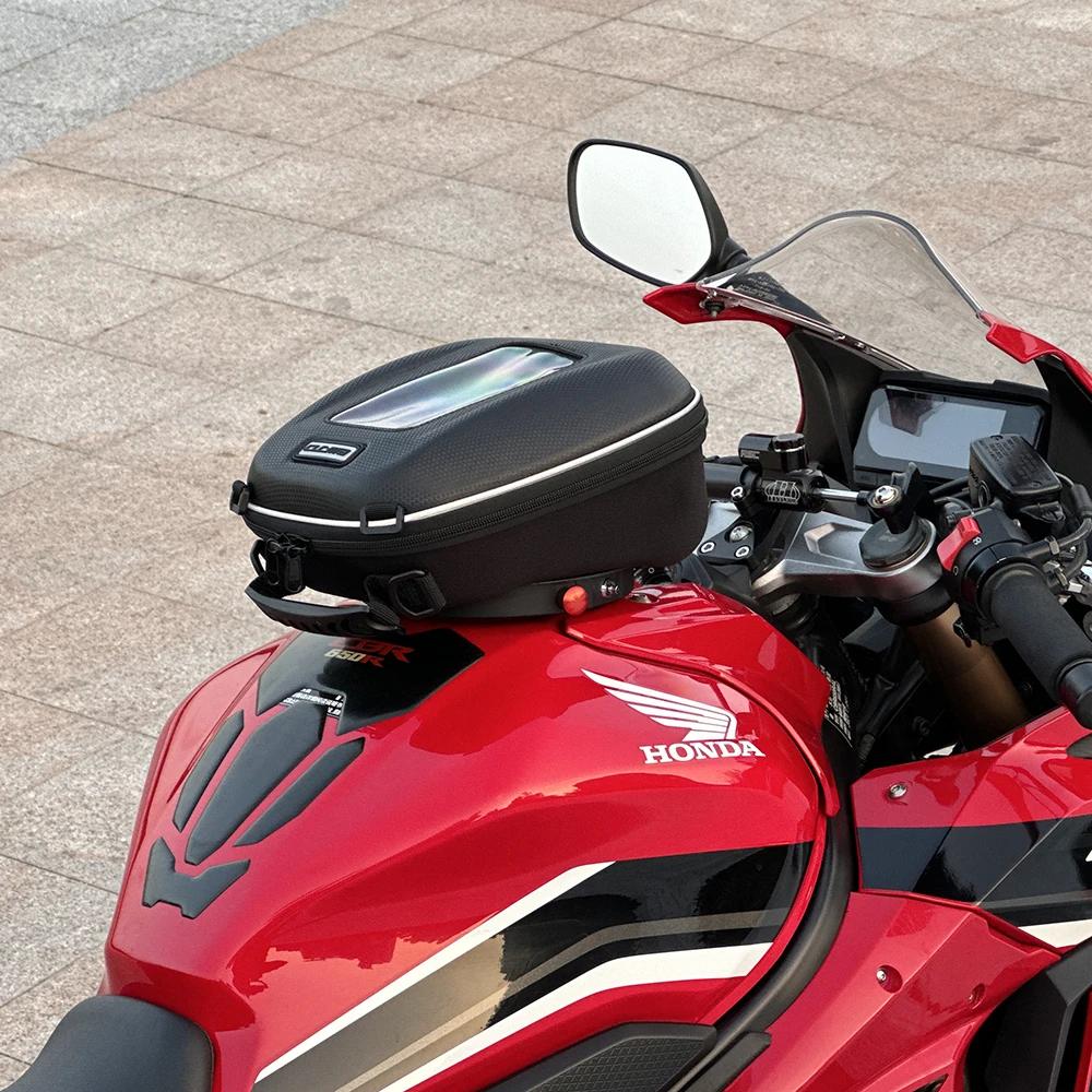 For Honda CB500X 2013-2018 CB500F 2016-2024 CBR500R 2016-2024 VFR1200X Crosstourer 1200 2014-2020 Quick Lock Fuel Tank Bag Lugga