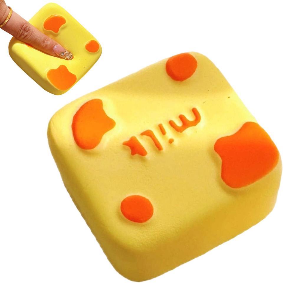 Slow Rising Squishy Stress Relief toys milk Cube Stress Ball Anxiety Relief Fidget Toys Slow Rising Squishy Squeeze Sensory toys