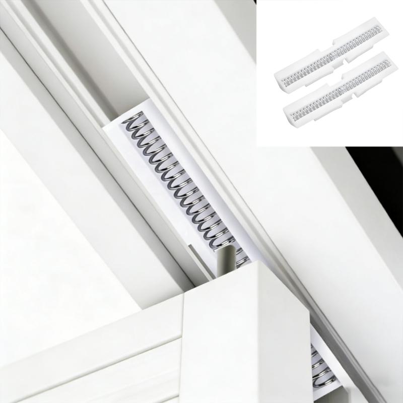 Heavy Type Spring Loaded Sliding Door Rail System Ensuring Quiet Reliable Performances for Home Office Environment