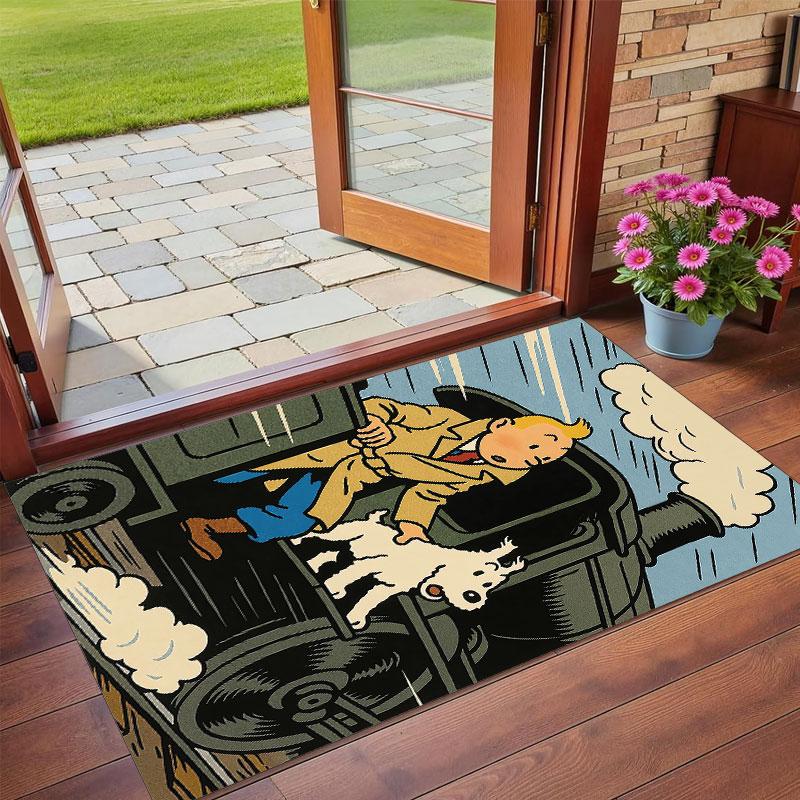 Crystal Velvet Rug Soft Non Slip Indoor Floor Mat Home DecorTintin