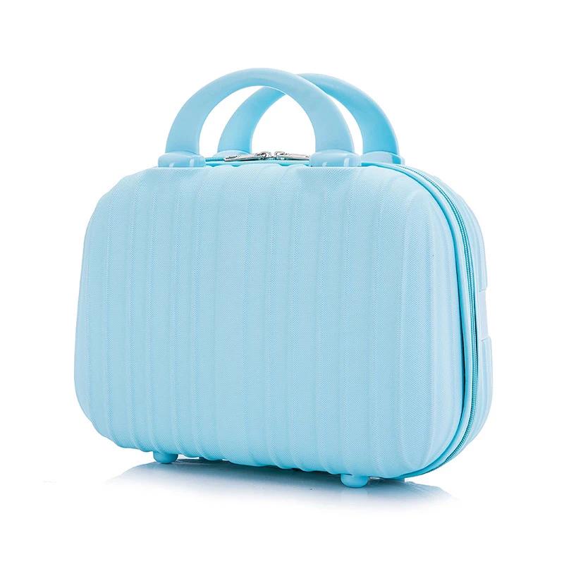 Sac Boîte Cosmétique Portable Grande Capacité Imperméable 14 Pouces Sac de Rangement Cosmétique Anti-Humidité Trousse de Toilette Valise pour la Maison le Voyage