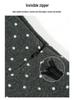Women's Polka Dot A-Line Mini Skirt - Spring Hip Wrap Petite Hem