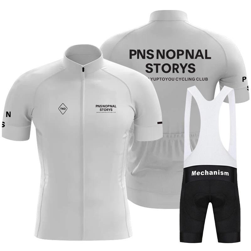 Summer Short Sleeve Cycling Suit Set Men's Road Bike Bicycle Quick Dry Breathable Bib Cycling Pants Top 2026 Summer Breathable Cycling Suit Set