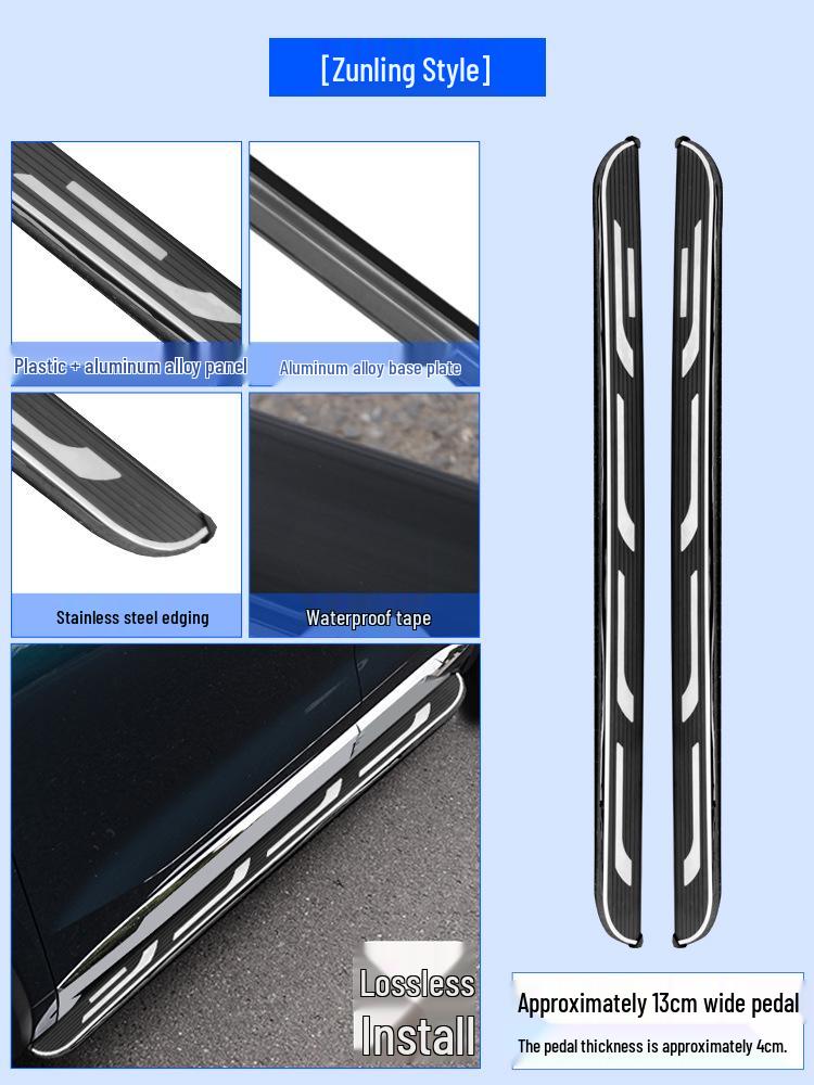2024 Beijing BJ30 Electric Vehicle Aluminum Foot Pedals with Welcome Lights