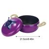 1pcs Non-stick Soup Pot Aluminum Eggplant Tomato Apples Pear Avocado Dessert Saucepan Frying Pan Multi-Use Kitchen Supplies