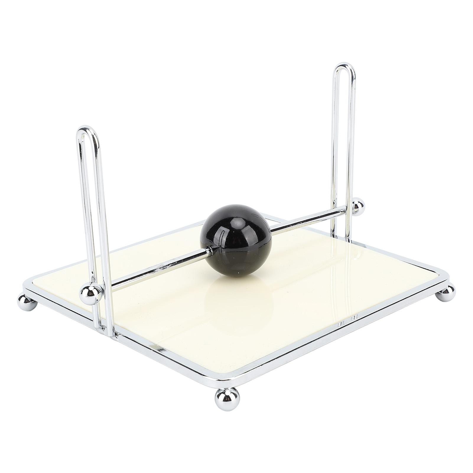 

Держатель для салфеток для стола Квадратный диспенсер для салфеток с центральным шариковым стержнем для кухни, ресторана, фермерского дома, ужина на открытом воздухе белый