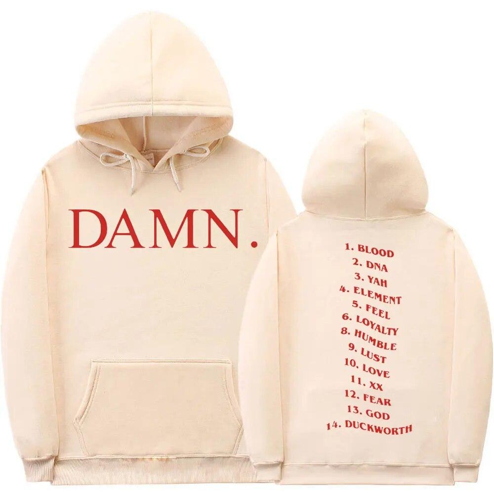 Rapper Damn Kendrick Lamar Pglang Mr Morale & The Big Steppers Album Tracklist Mikina Unisex Dámská Mikina s kapucí Módní styl Hip Hop