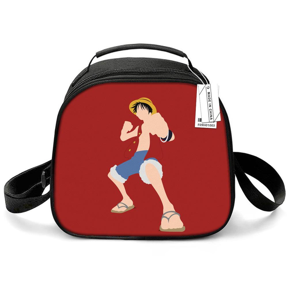 Animation Lunch Box Thermal Insulation Bag Lunch Bag Student Thickened Aluminum Foil Nautical King Storage Thermal Insulation Meal Bag Ice Bag