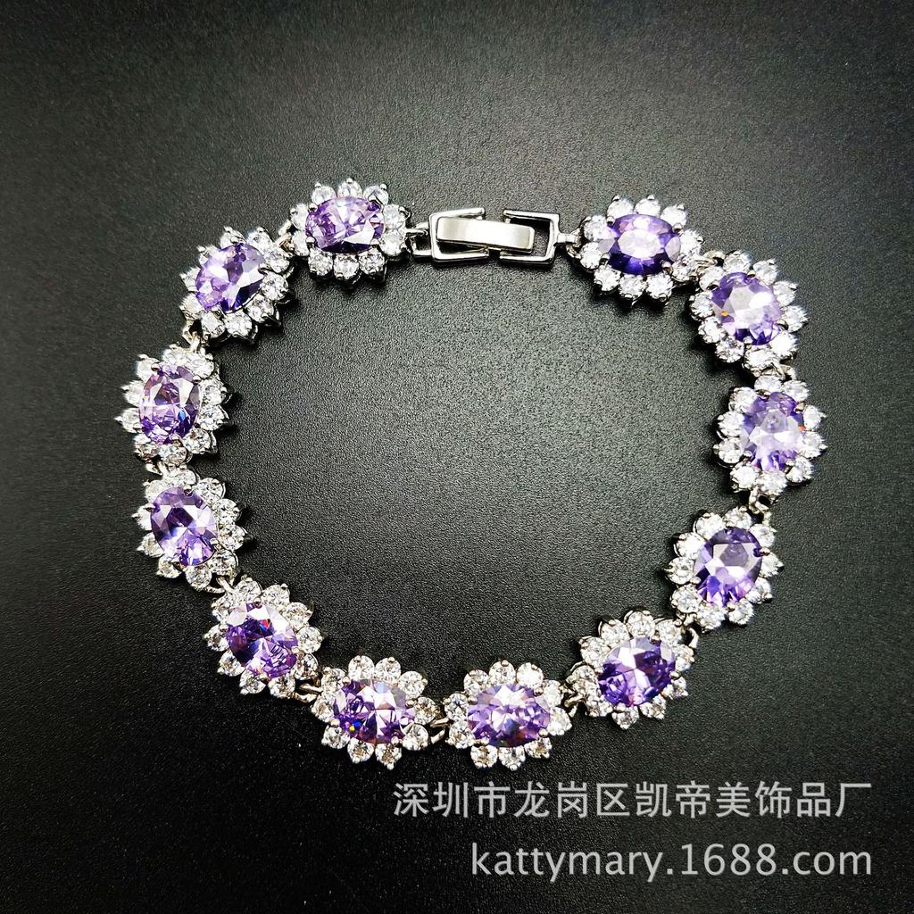 Classic Source Bracelet Zircon Women'S Jewelry Popular Crystal Bracelet