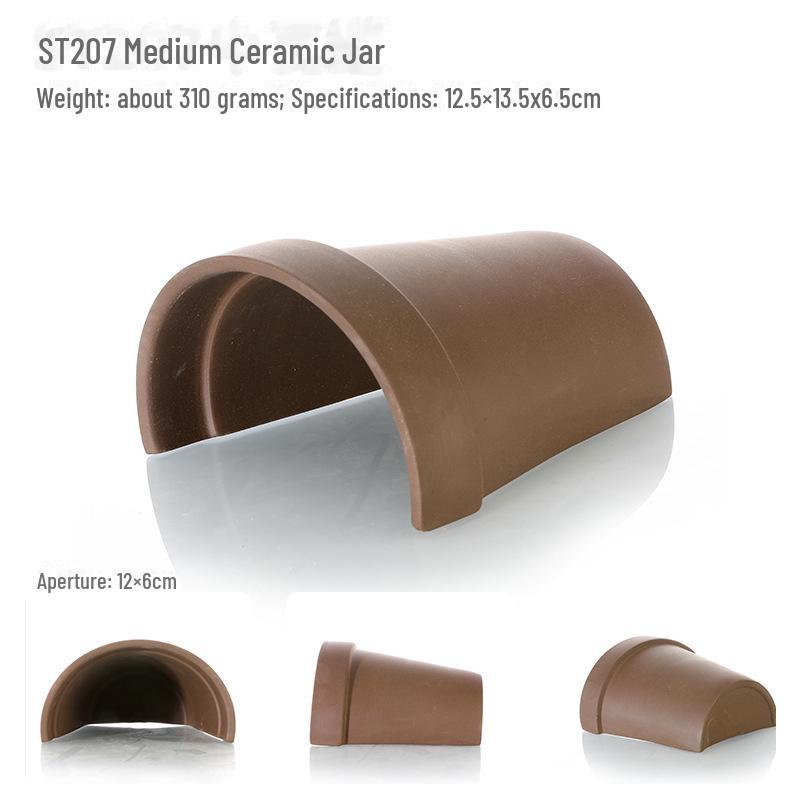 Purple Sand Ceramic Fish Tank Decor - Large, Medium & Small Rock Tiles