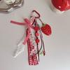 Bag Decoration Strawberry Bag Charms Girl Heart Girl Sweet  Key Chain  Birthday Kids Gift