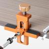Woodworking 10mm Doweling Drilling Guide Locator Installing Clip Portable Wardrobe Cabinet Door Panel Punched Mounting Jig