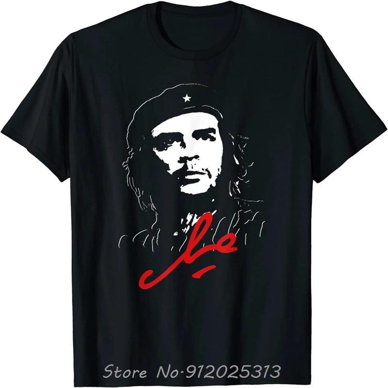 Tricou Che Guevara Tricou Cuban Rebel Tricou Revoluționar Guerrilla Tricouri din bumbac Tricouri Fitness Tricou Casual Tricou cu Gât Rotund Supradimensionat