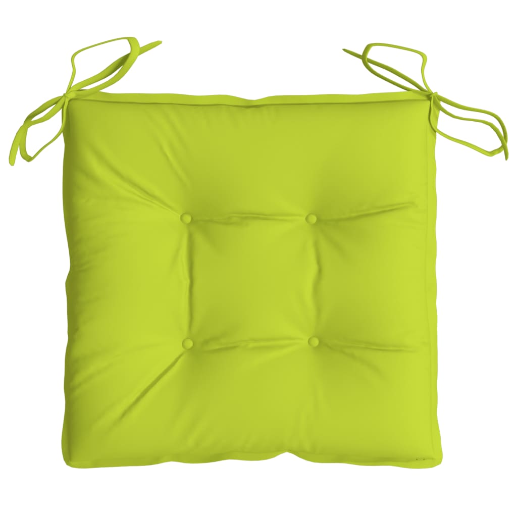 2 Pack Pallet Cushions Light Green 50 X 50 X 7 Cm Oxford Fabric