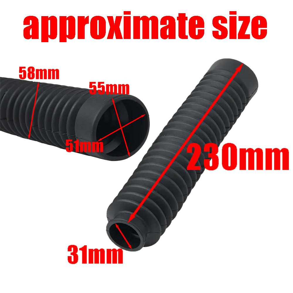 For YAMAHA SEROW 250 225 XT250 XT225 Accessories Front Fork Cover Dust Gaiter Boots Shock Absorber Suspension Guard Protector