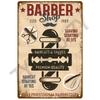 Vintage Barber Shop Metal Sign  Retro Haircut and Shave Plaque for Cafe Bar Pub  Tin Wall Decor Poster  Home Decor Iron Plate