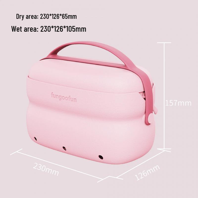 Waterproof Silicone Travel Toiletry and Makeup Bag for Men