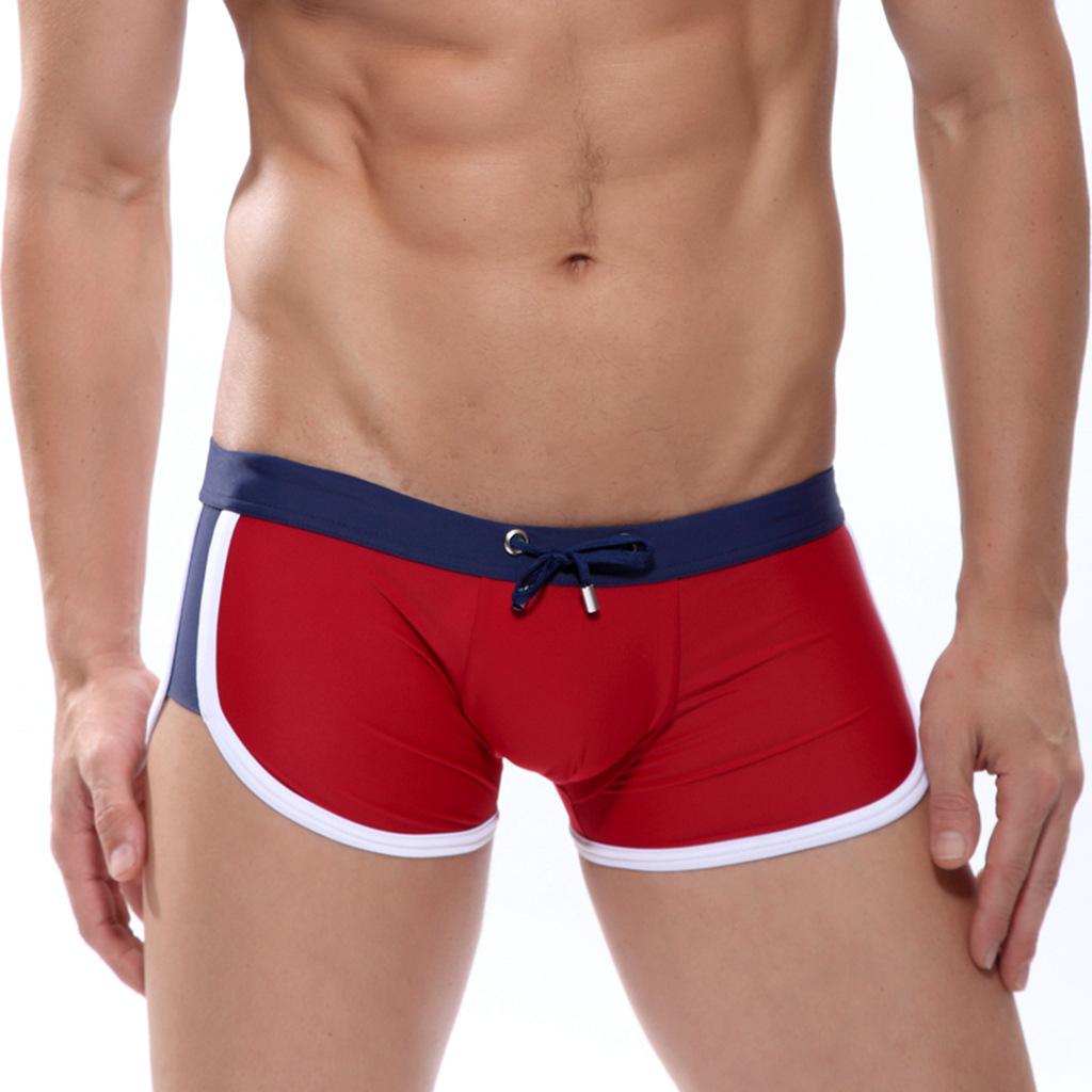 Stylish Men's Swimming Trunks - Quick-Dry Square Leg Swim Shorts For Big & Tall Gentlemen - Perfect Beach Swimwear