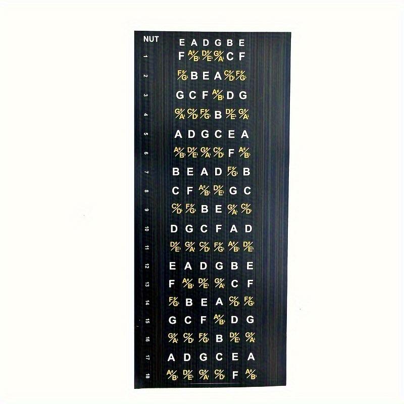 

1 Pc Guitar Fretboard Stickers Scale Note Sticker Suitable For Classic Acoustic Electric Guitar