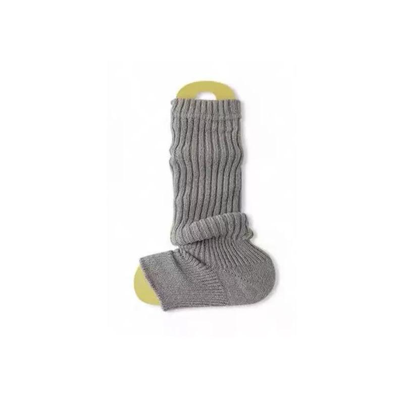 

1 Пара Смугасті Універсальні Однотонні y2k Гольфи до Коліна М які Шкарпетки-Колготки В язані Чохли для Шкарпеток Гетри світло-сірий колір