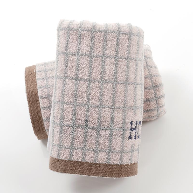 Striped Monogrammed Cotton Towel Pony Pattern Cartoon Absorbent Color Woven Bathroom Towel