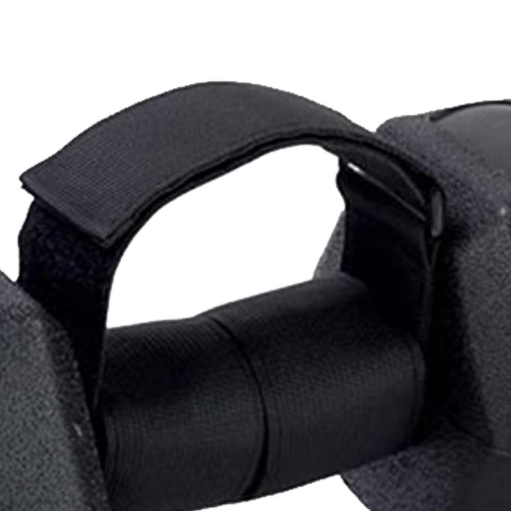 2PCS Adjustable Dumbbell Foot Attachment Nylon Leg Workout Accessory Ankle Strap Foot Workout чёрный