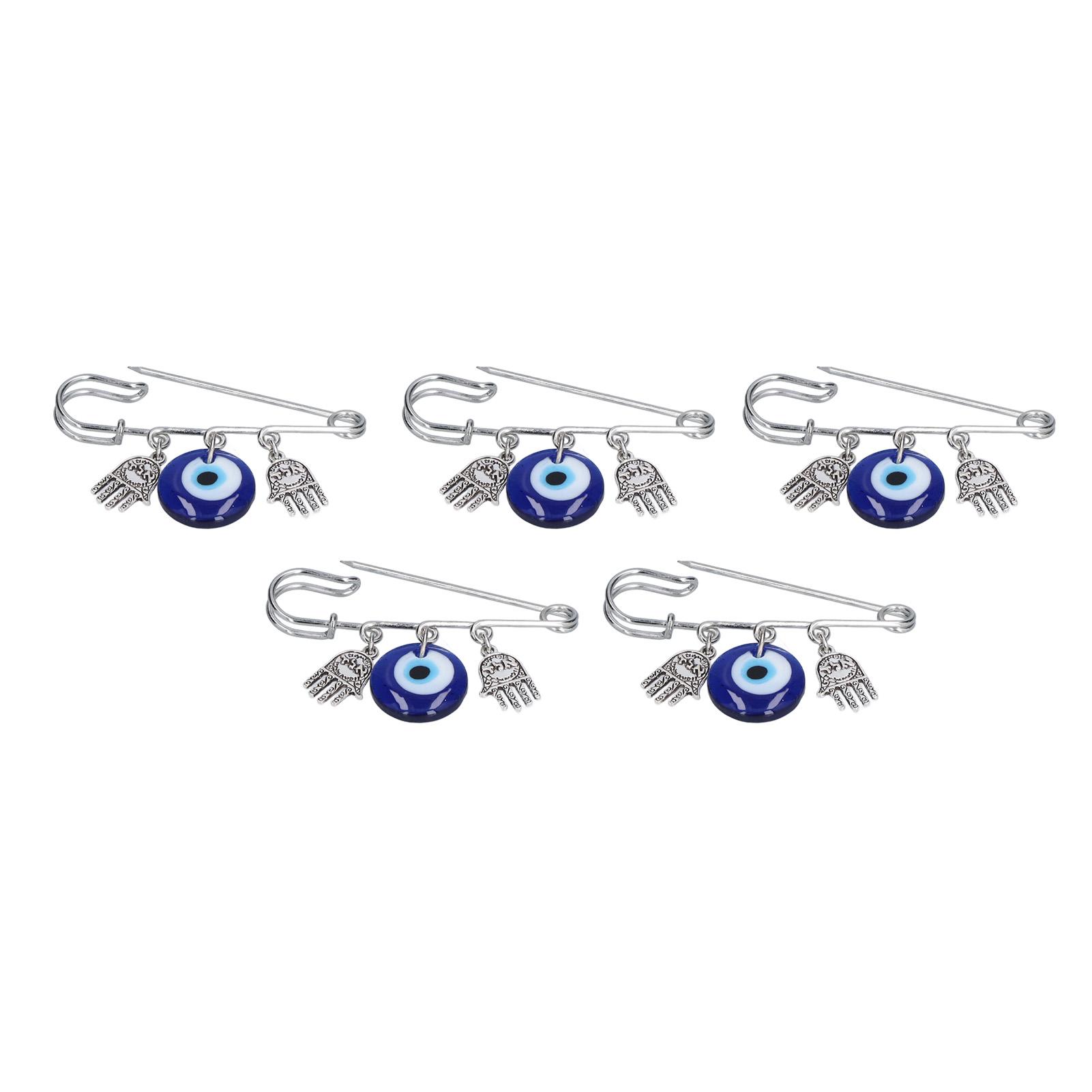 

5 шт. Булавка от сглаза на удачу, уникальный дизайн, высокая прочность, премиальный материал, брошь для дома, вечеринки, свидания