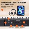 88 Key Digital Piano Keyboard Semi Weighted Electric Portable with Stand