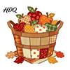 Warm Color Table Ornaments Wooden Autumn Harvest Patchwork Ornament for Decoration Retro Decorative Mason Jars Festival Ornament Lightweight