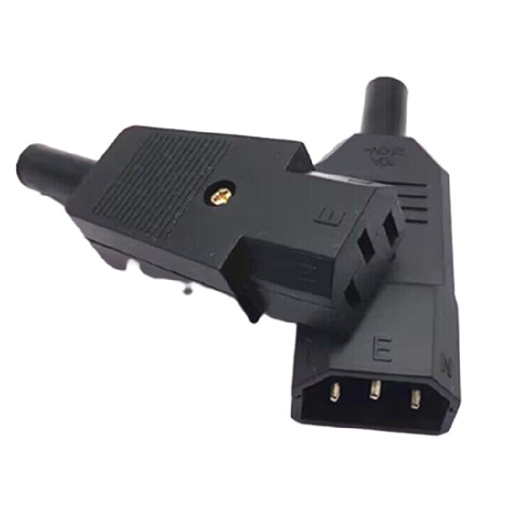 5pcs Universal 3 Pin Terminals Power Plug Adapter IEC 320 C14 Male C13 Female