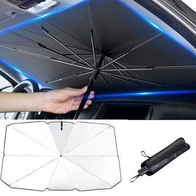 UV Protection Windshield Sun Shade Umbrella Car Windshield Sunshade  for Cars SUV Trucks
