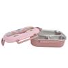 Lunch Box Stainless Steel Sealed and Insulated Lunch Box  Proof Cartoon Lunch Box for Kids Adults(Blue )