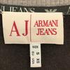 Armani Jeans Wool Long Sleeve Knit Cardigan XS Brown X Gray Men's Used