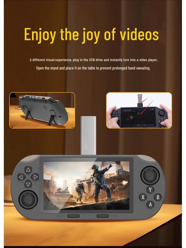 SF3000 Retro Handheld: 4.5" HD Screen & Dual Joysticks