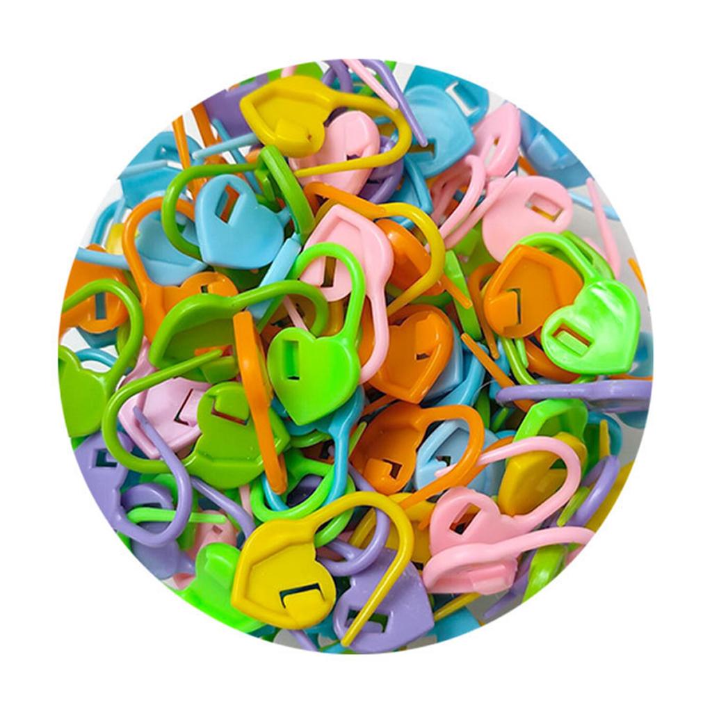 Crochet Locking Markers Knitting Markers Stitching Locking Markers Knitting Needle Clip for Handwork Knitting Stiching