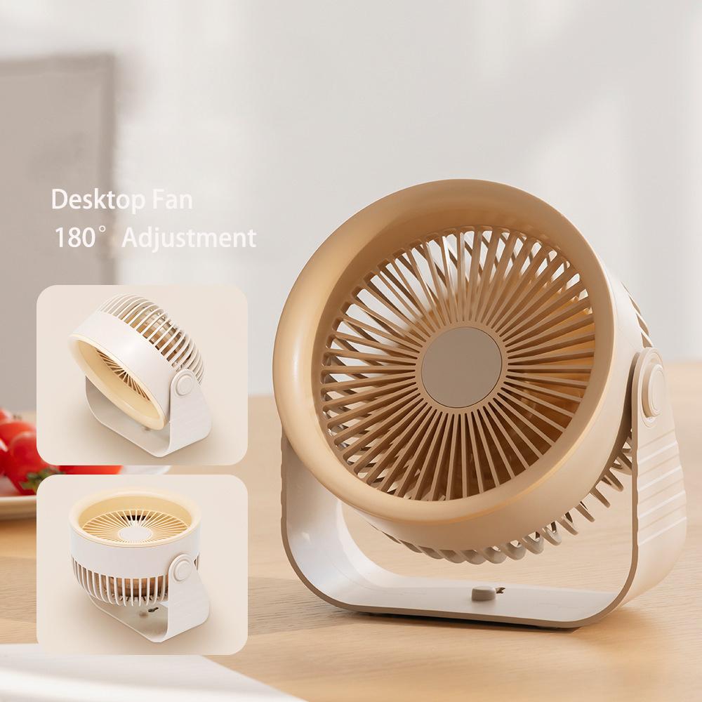 Electric Fan Circulator Wireless Portable Home Silent Ventilation Fan Desktop Wall Mounted Air Cooler Camping Fan Rechargeble