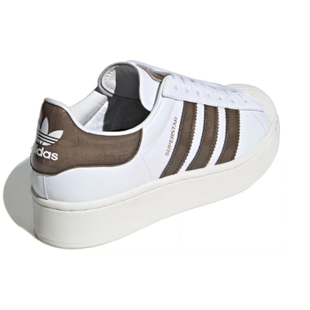 Adidas BlackPinkAdidas Originals Superstar Bold 'White Brown' Women's FV3356