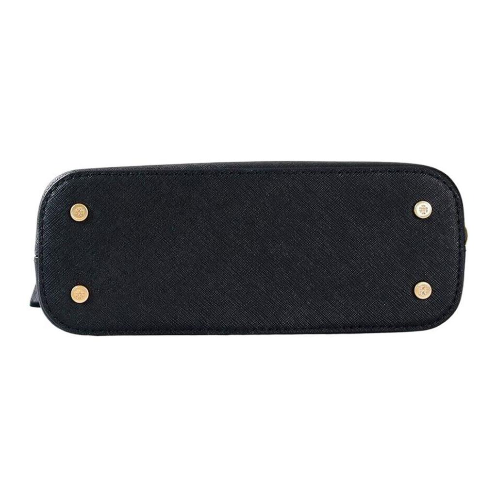 Tory Burch Emerson Minimalist Adjustable Detachable Shoulder Strap Leather Shell Bag Women Shoulder Bags Black 149694-001