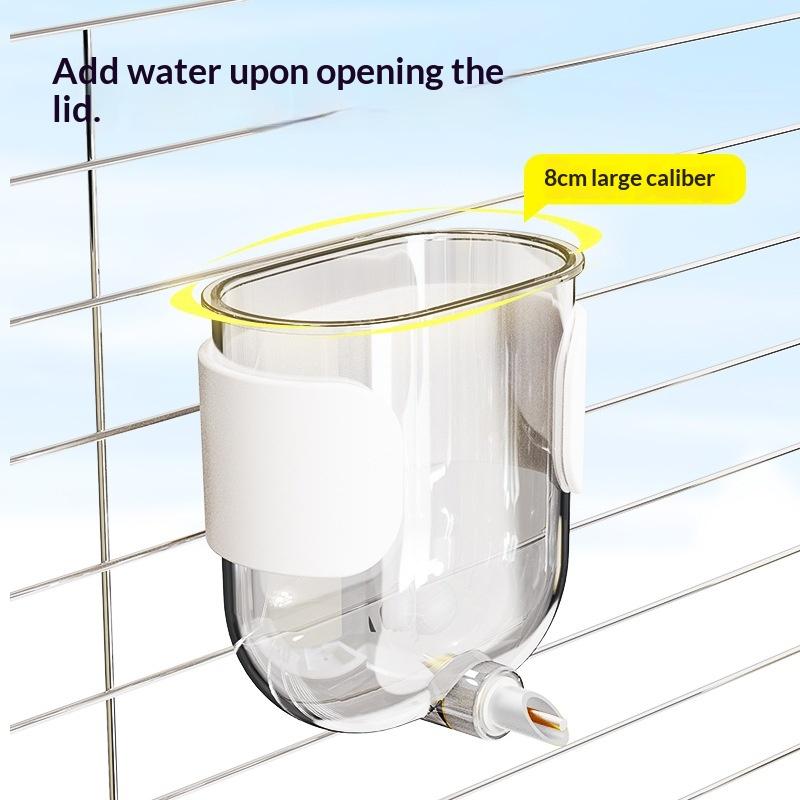 Bebedouro Automático para Pássaros Pin-Touch Sem Gotejamento Grande Capacidade 330ml Pele de Tigre Papagaio Myna Alimentador de Água Gaiola de Pássaro Suprimentos para Pendurar