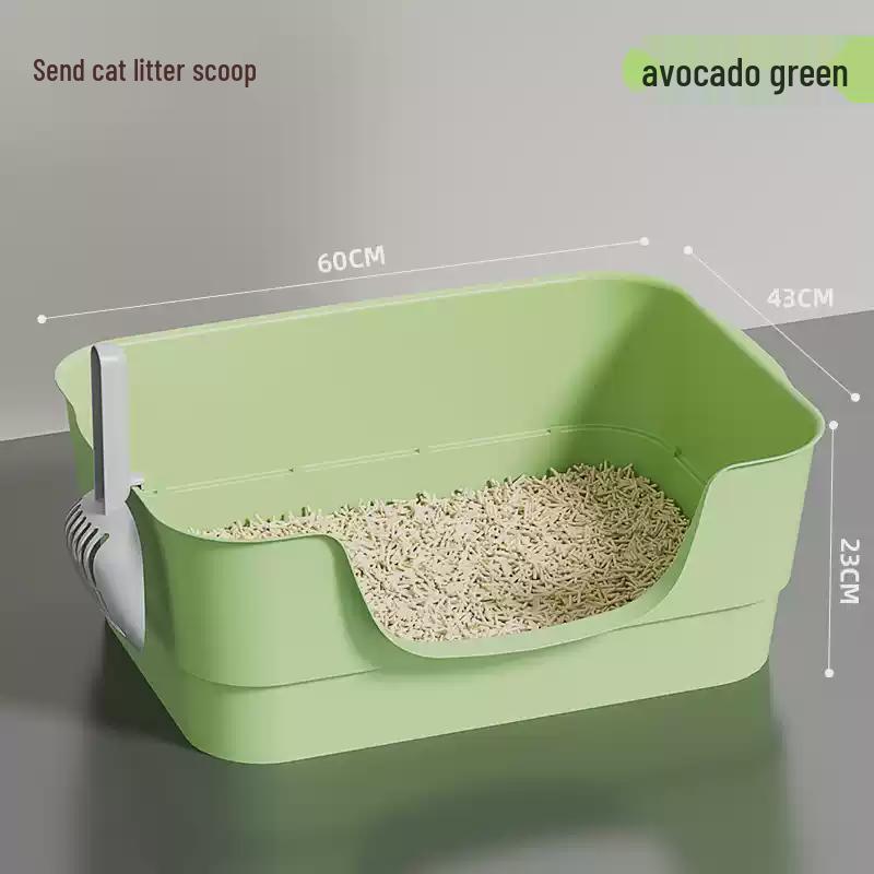 Dog Litter Box with Anti-Pee Pad Mesh Holder for Small, Medium, and Large Dogs