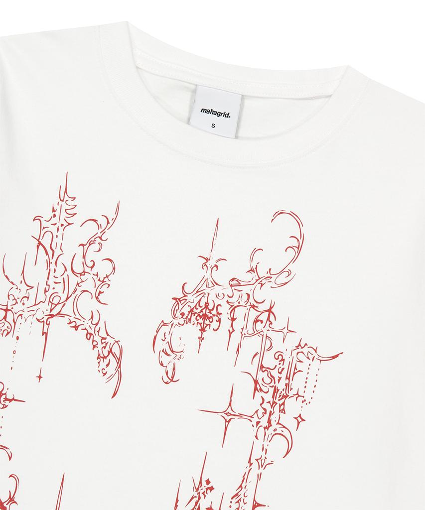MAHAGRID Heart Tattoo Tee White(Mg2Gmmt512A)