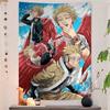 Anime My Hero Academia Hawks Cartone Animato Arazzo da Appendere alla Parete Decorazione Domestica Decorazioni per la Casa