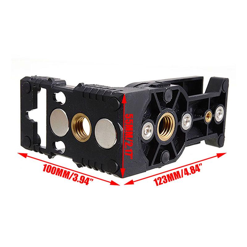 New Laser Level Bracket Magnet L-Bracket 180° Rotary Leveling Anti-Slip Stand